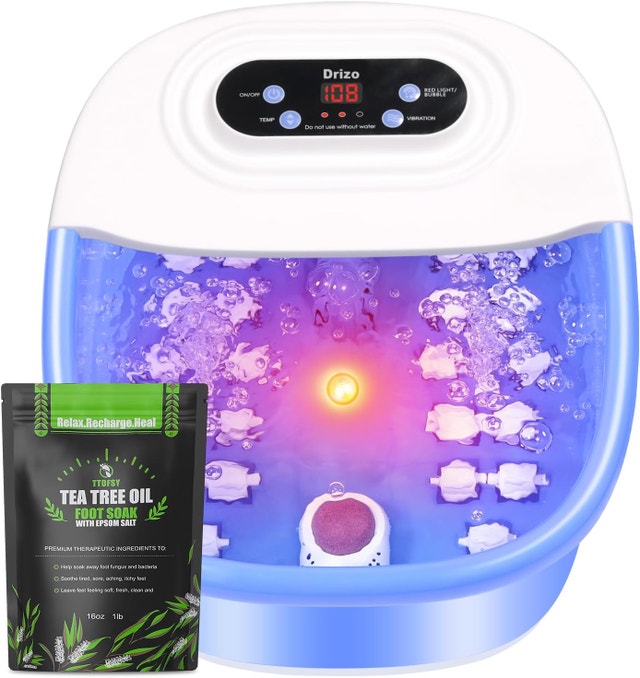 Foot Spa Bath Massager with Heat, Temperature Control
