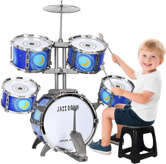 Kids Drum Set for Toddlers 3-5