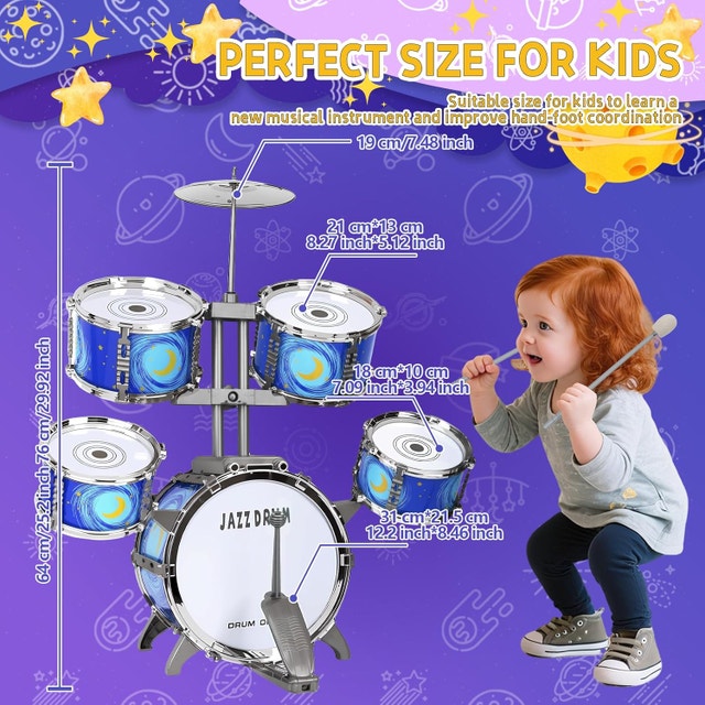 Kids Drum Set for Toddlers 3-5 - photo 2