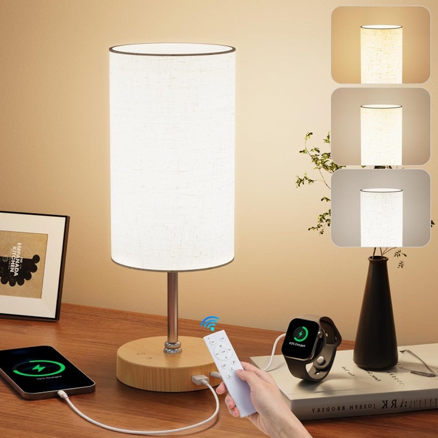 Light Therapy Lamp, 3 Color Temperatures & Stepless Dimm