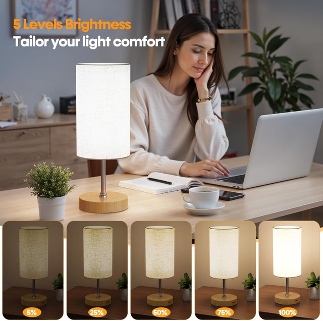 Light Therapy Lamp, 3 Color Temperatures & Stepless Dimm - photo 4