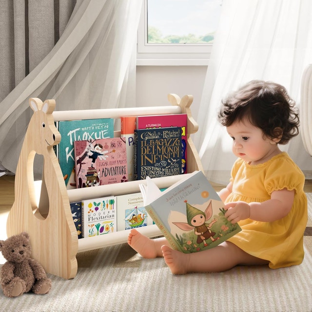 Double Sided Kids Bookshelf