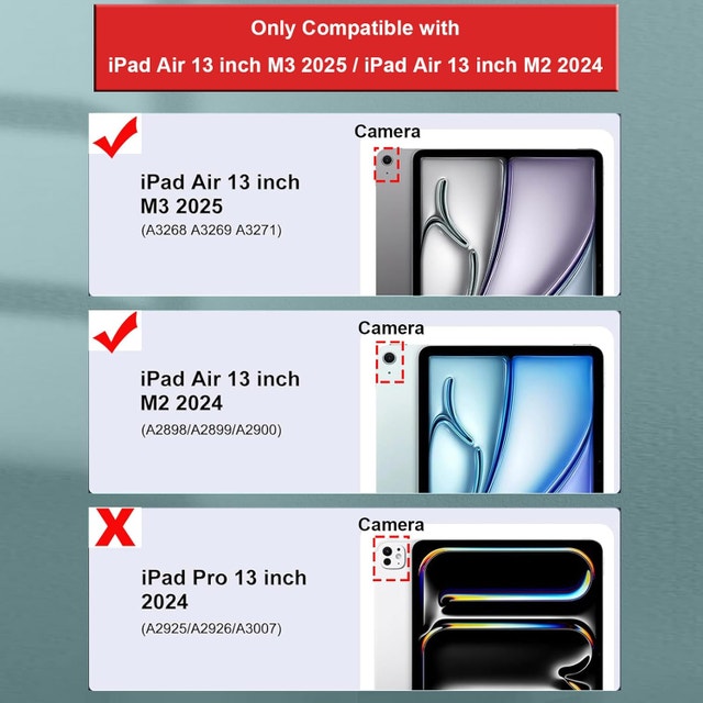 Rotating Case Compatible with iPad Air 13-Inch M4/M3/M2 - photo 2
