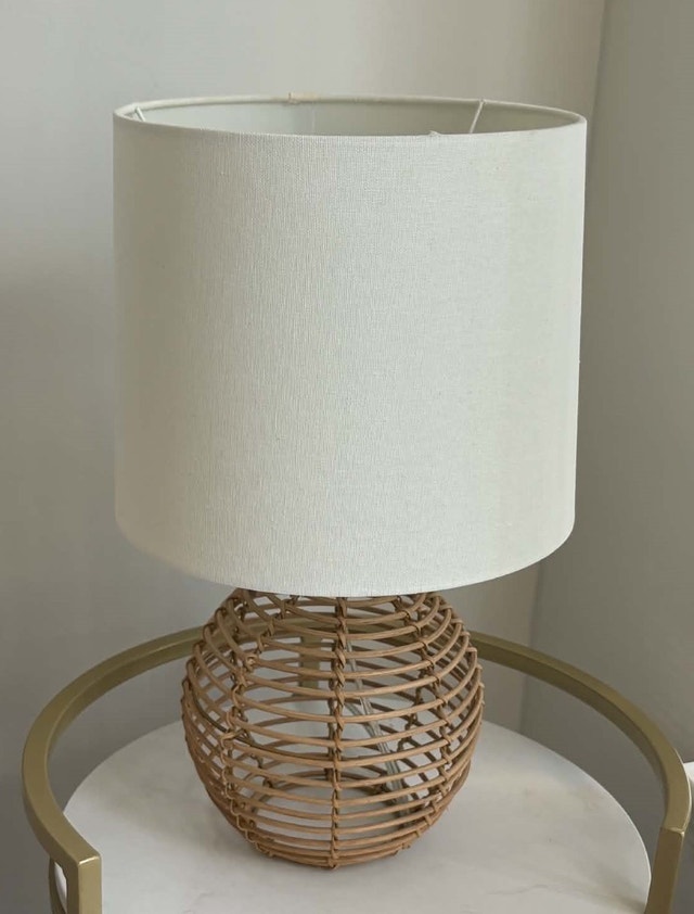 Rattan Table Lamp