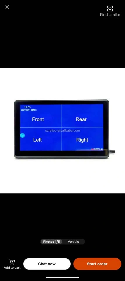 4-Camera Vehicle Blindspot Monitoring System with BSD - photo 4