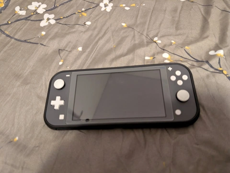 Nintendo Switch Lite Gray - Excellent Condition + Case & Screen
