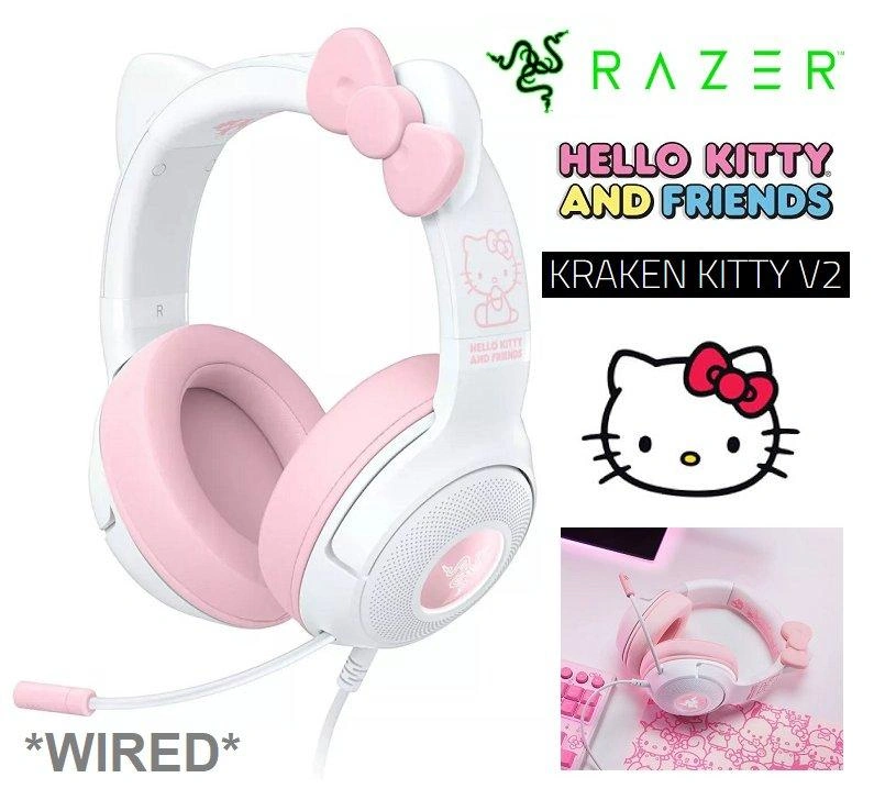 Razer x Hello Kitty Kraken Kitty V2 Wired Gaming Headset - photo 2