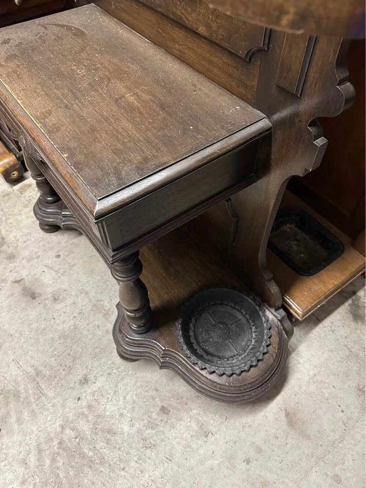 Beautiful Antique Hall Tree - photo 2