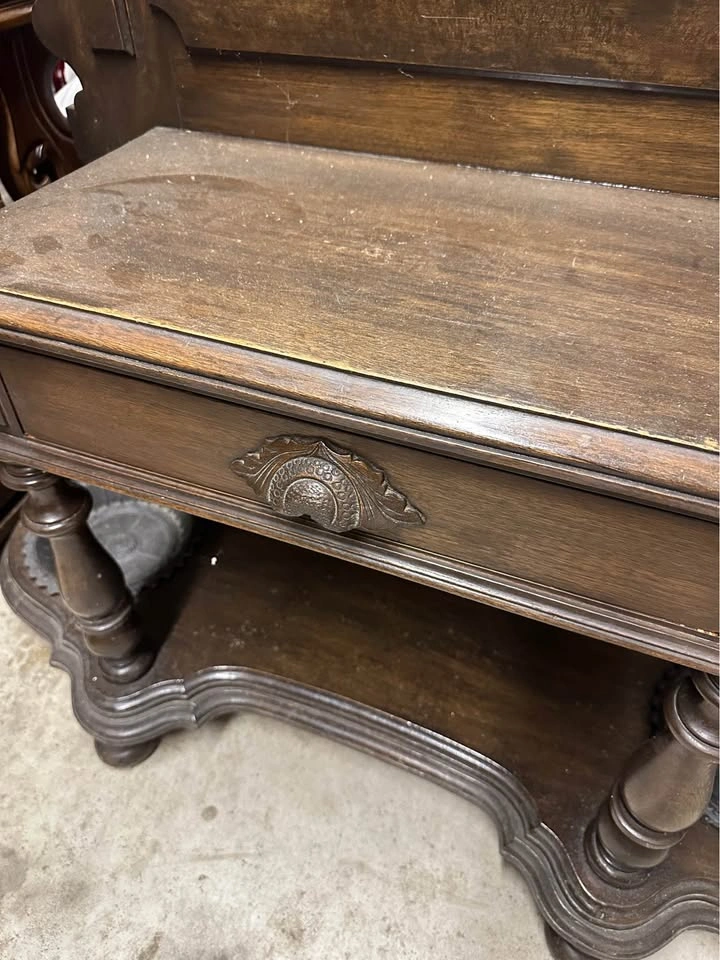 Beautiful Antique Hall Tree - photo 4