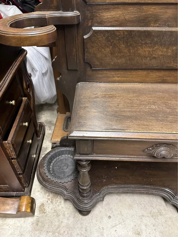 Beautiful Antique Hall Tree - photo 5
