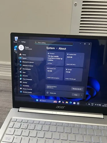 Acer Swift 3 13.5" 2K QHD Laptop i5 11th Gen 8GB RAM 120GB SSD - photo 2