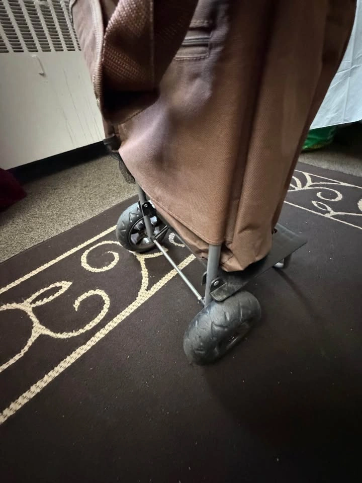Brown trolley dolly folding - photo 3