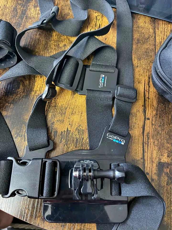 GoPro Chest and Head Mount Harness with Camera and SD Card