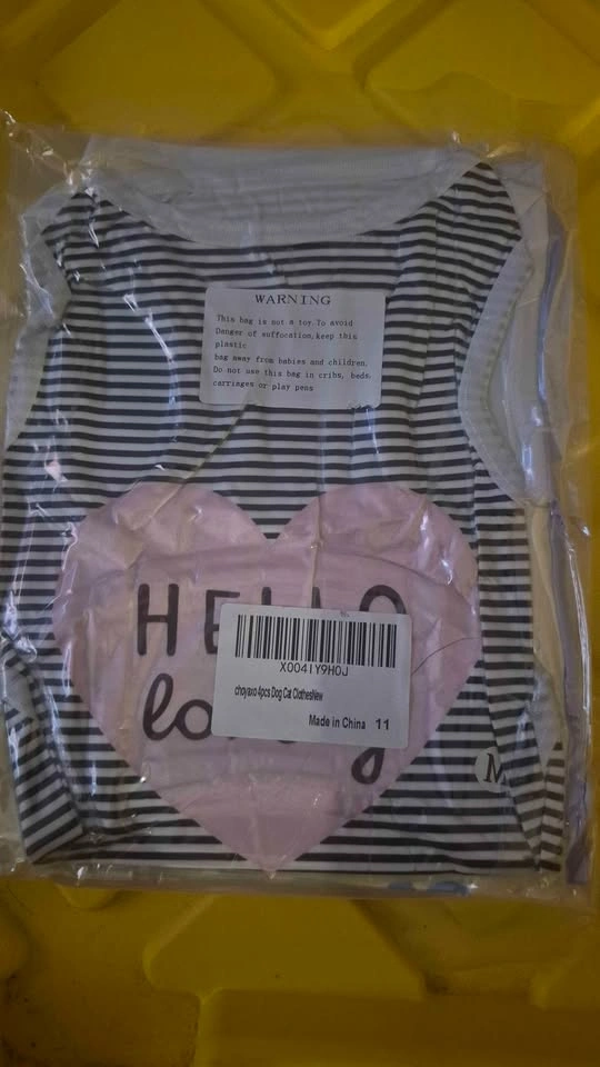 Choyaxo 4-Piece Dog and Cat Clothes Set - Medium - photo 2