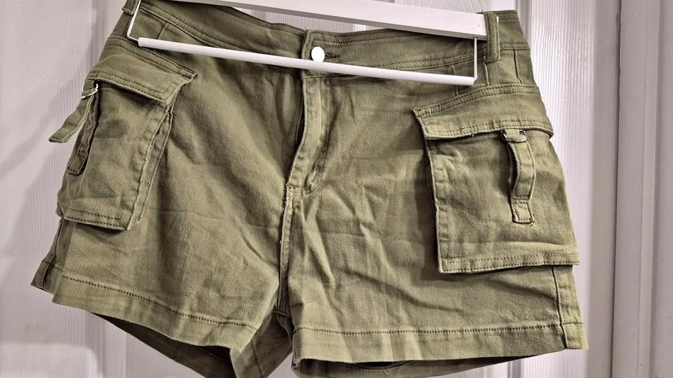 Olive Green Cargo Shorts xl sku 0215