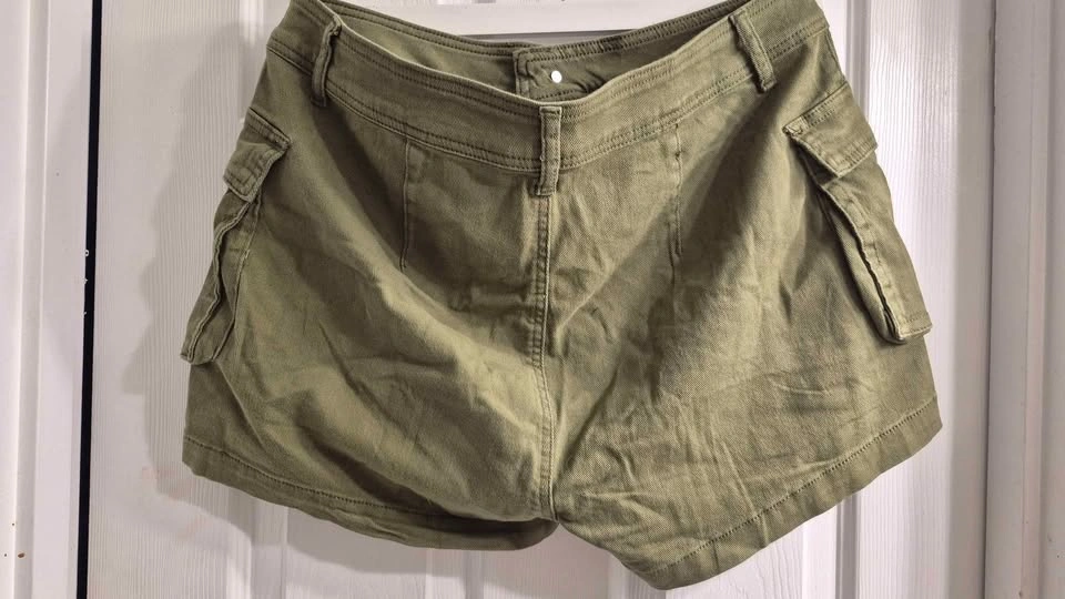 Olive Green Cargo Shorts xl sku 0215 - photo 2
