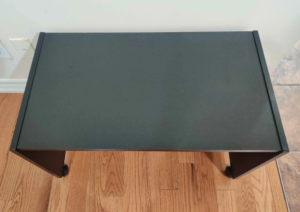 Black Coffee Table / TV Stand / Side Table / Rolling Cart - photo 2