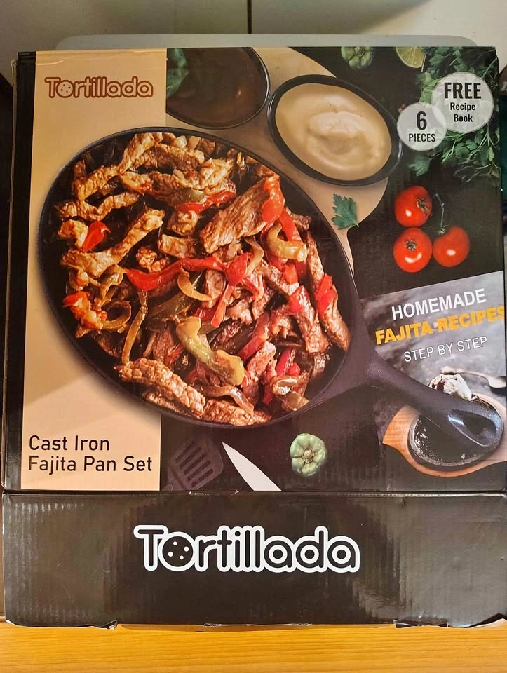 Tortillada Cast Iron Fajita Set