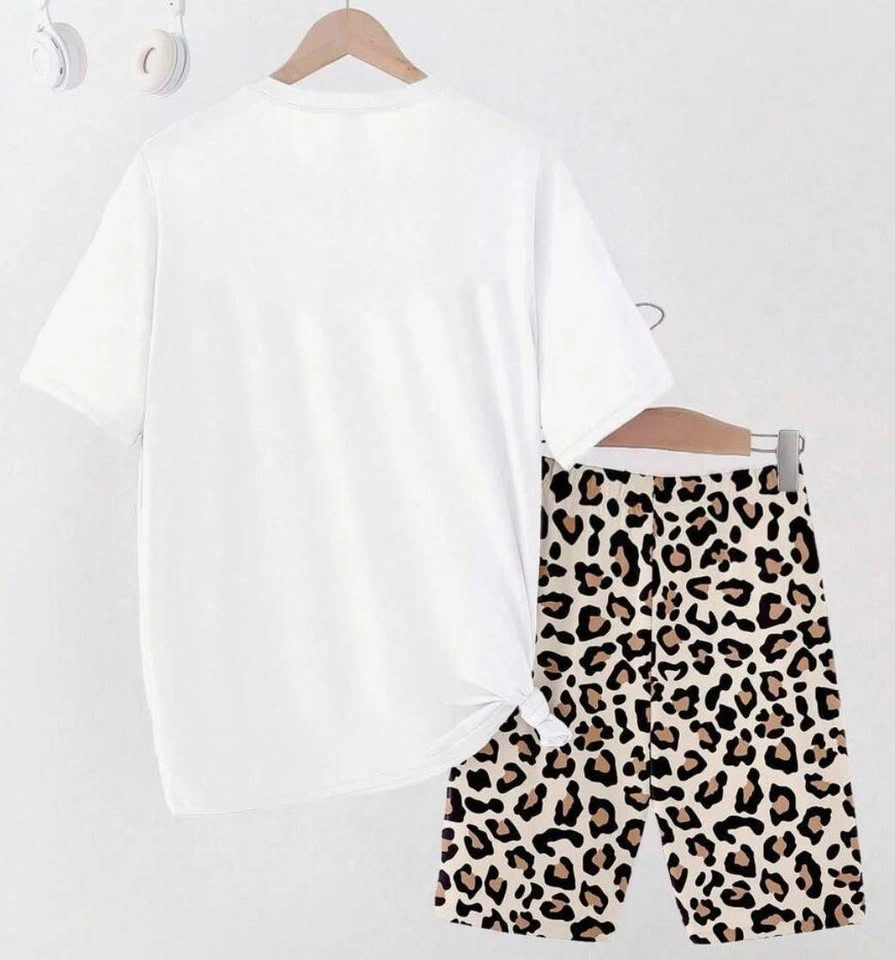 Leopard Print Bow Two-Piece Set size S - Downtown Vancouver - photo 2