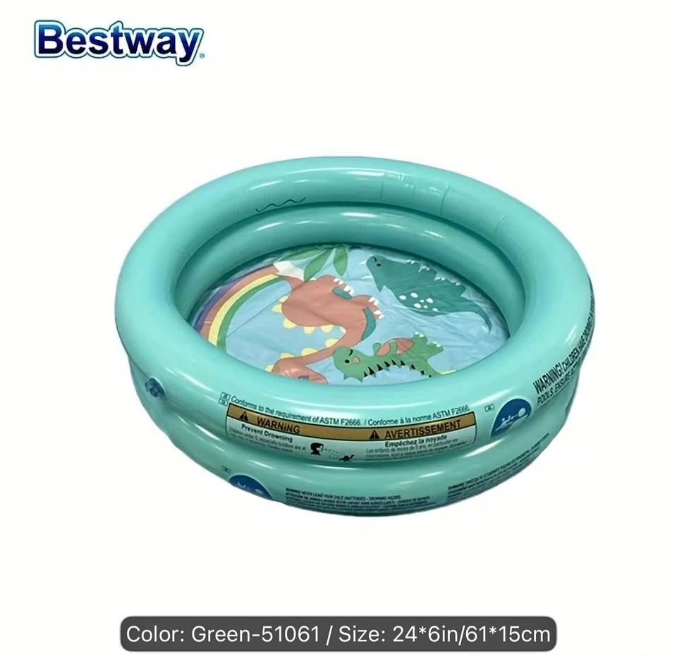 Green Inflatable small Baby Pool (61*15cm) brand new