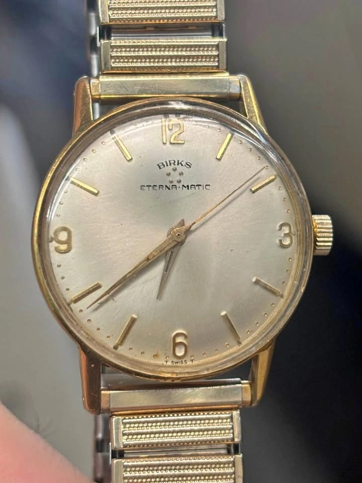 Vintage 1965 Birks Eterna-Matic Automatic Watch – Swiss Made