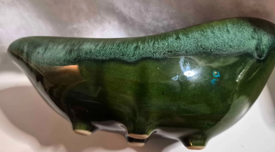 Beauce Art Pottery 1457 drip green glaze - photo 5