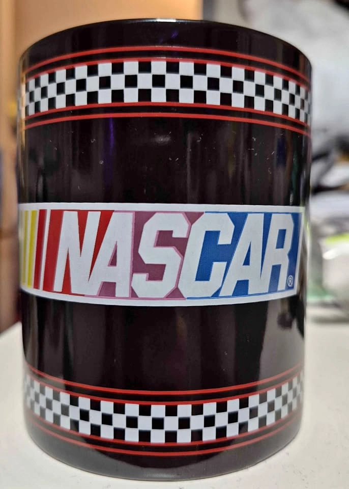 VTG. ADVERTISING NASCAR NEXTEL CUP SERIES COFFEE BLACK MUG