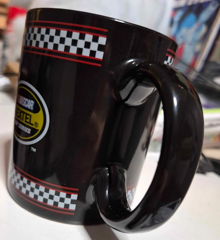 VTG. ADVERTISING NASCAR NEXTEL CUP SERIES COFFEE BLACK MUG - photo 4