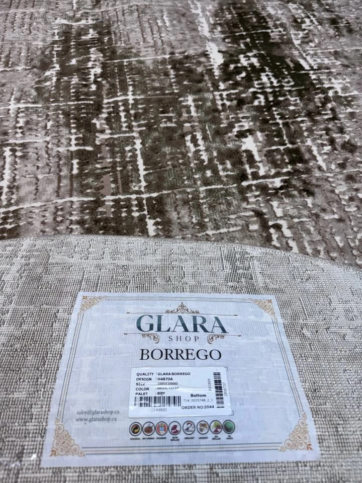 Green Taupe Round Rug on Sale at Glara Home - photo 5