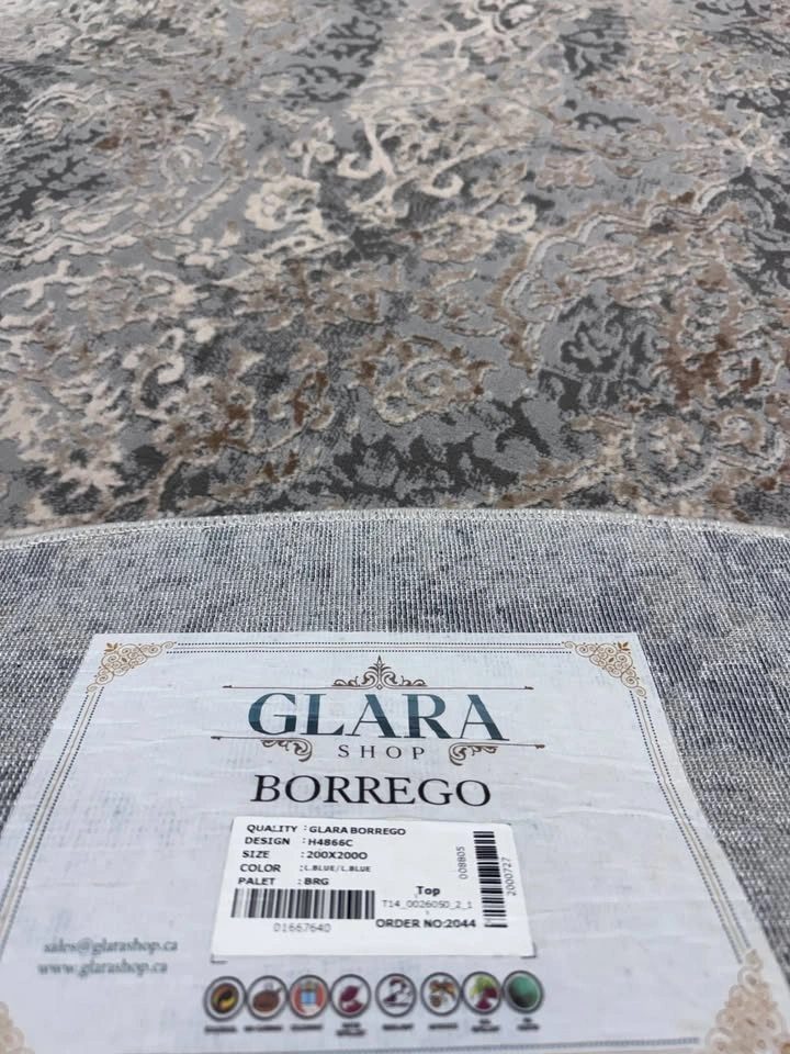 H4866 Round Rug Modern Textured Round Rug - photo 3