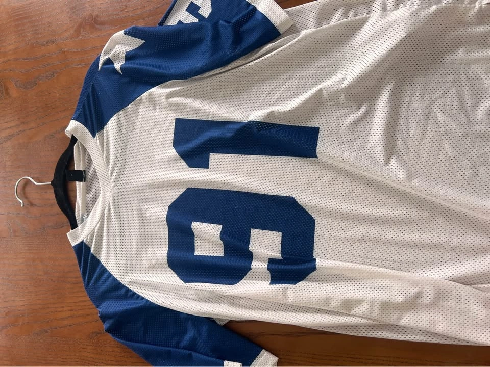 Leopard Print New York Jersey and Blue/White Mesh Jersey Set - photo 3
