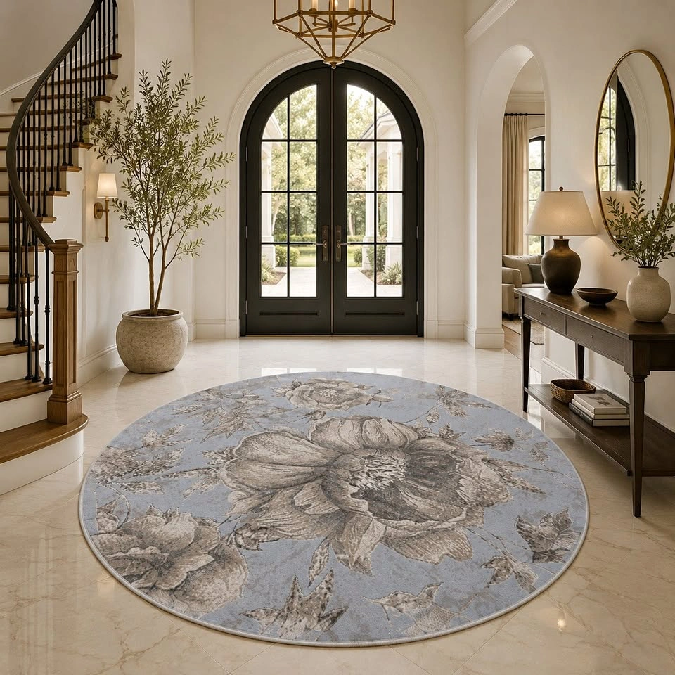Brand New Modern round Rug 5x5 ft and 7x7 ft