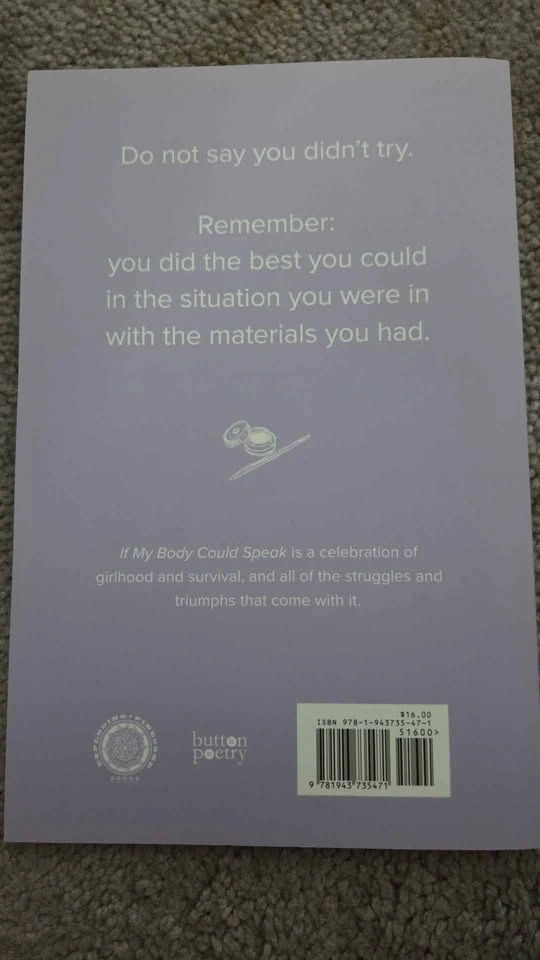 NEW Poetry Book - "If My Body Could Speak" by Blythe Baird - photo 2