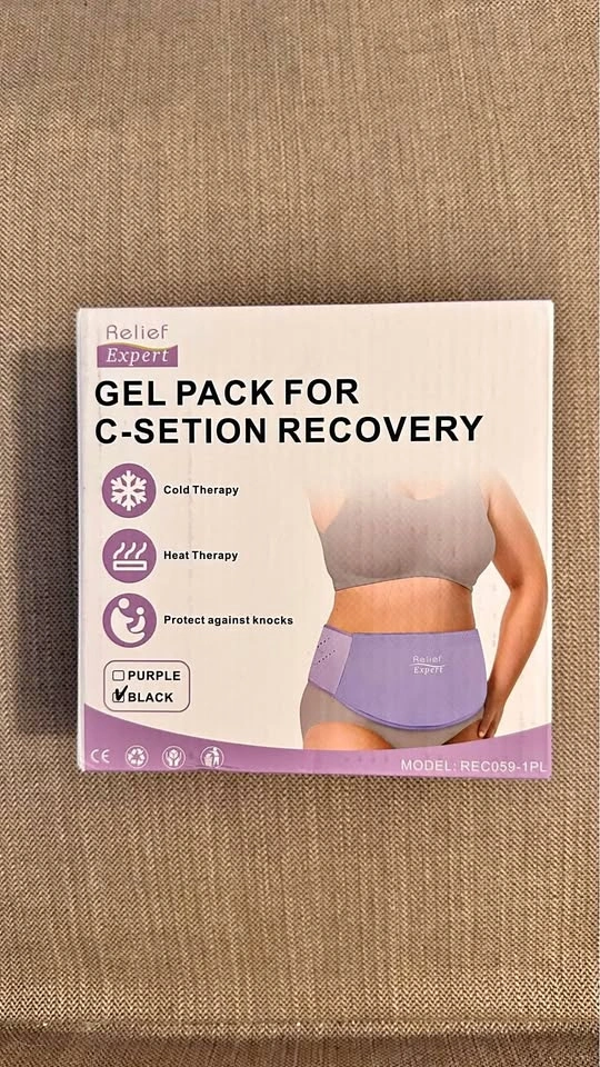 Belly Binder - C-Section Hot & Cold (Black)