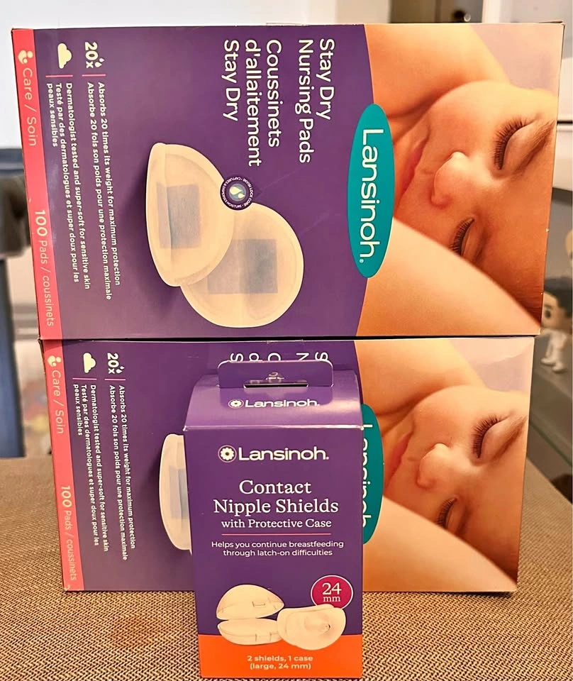 Disposable Nursing Pads + Nipple Shield with Case