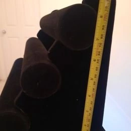 3-tier T-bar velvet jewelry / watch display - photo 3