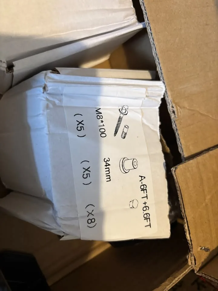 Double Track Barn Door Hardware Kit 6ft + 6.6ft image indicator(6)