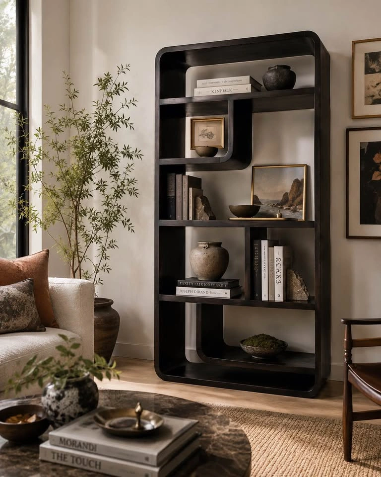 Modern Solid Wood Display Bookcase - photo 3
