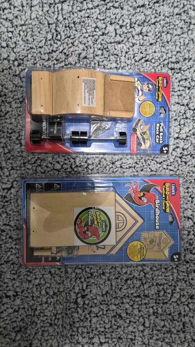 Wooden Models 2 Pack (car and house)