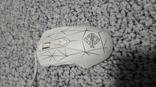 Wired RGB Gaming Mouse - White - photo 5