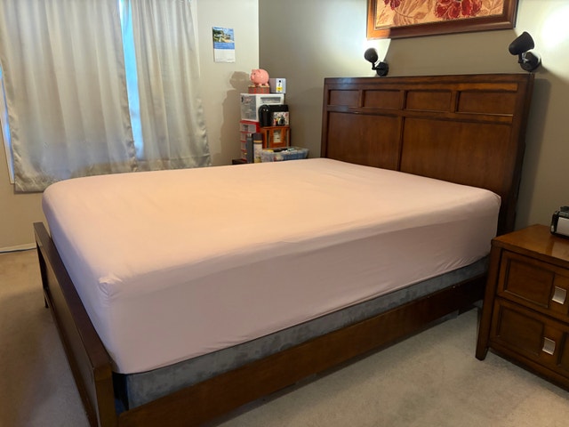 Queen Bed Frame with 2 Nightstand - photo 4