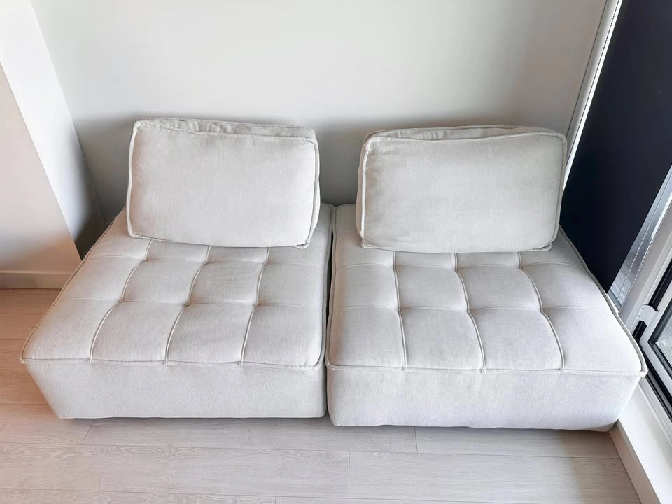 Beige Structube LEON modular interchangeable sofa