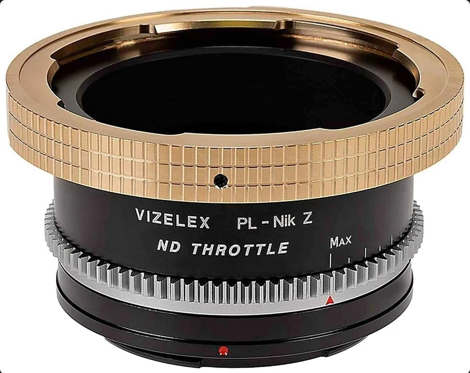 Fotodiox ND Throttle - Arri PL to Nikon Z Adapter with 1-8 ND