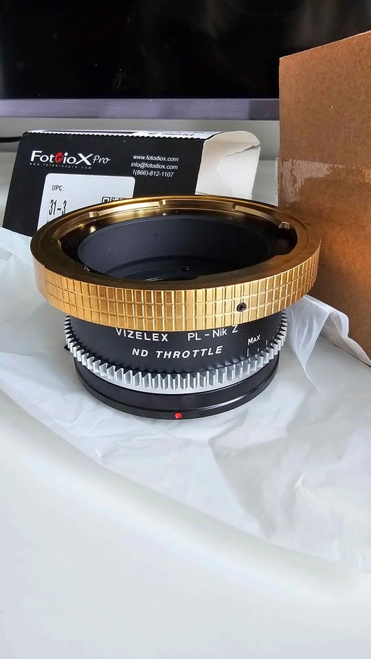Fotodiox ND Throttle - Arri PL to Nikon Z Adapter with 1-8 ND - photo 3