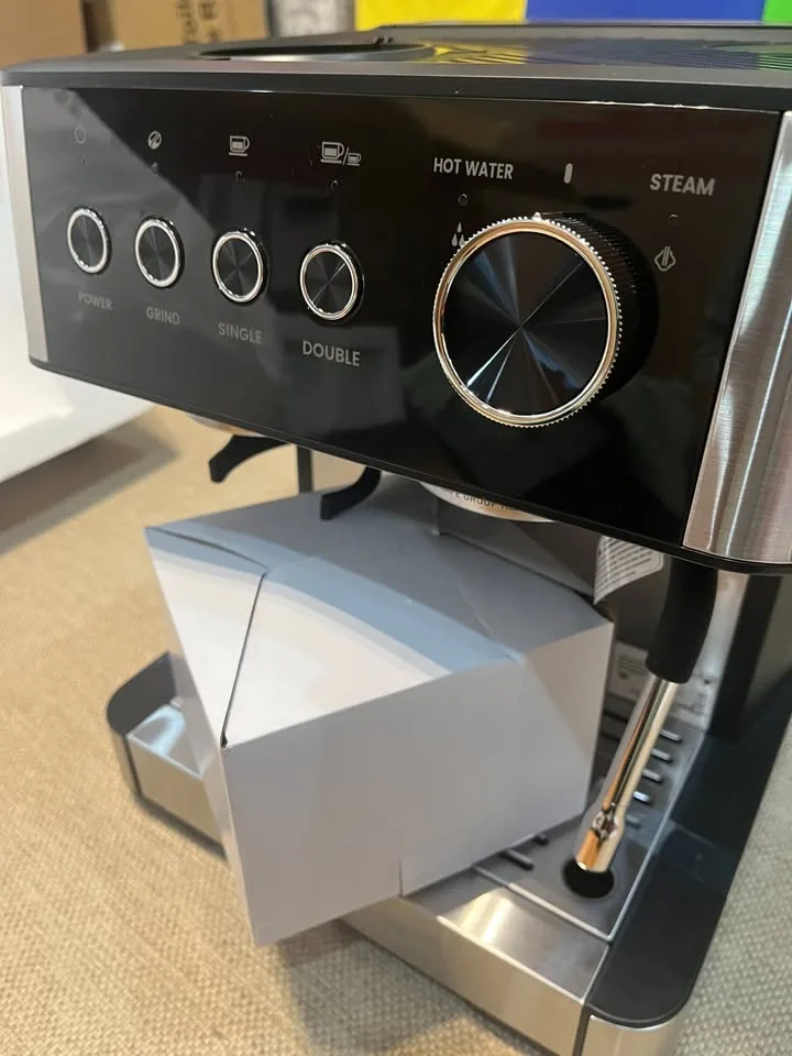 Espresso Machine with Grinder & Frother image indicator(6)