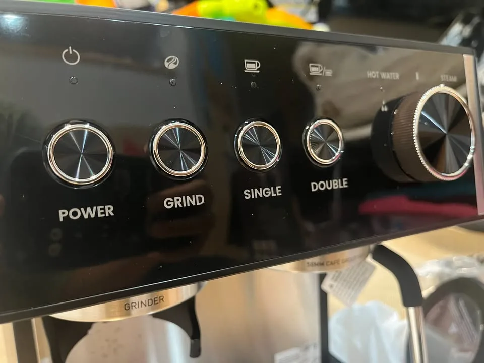 Espresso Machine with Grinder & Frother image indicator(7)