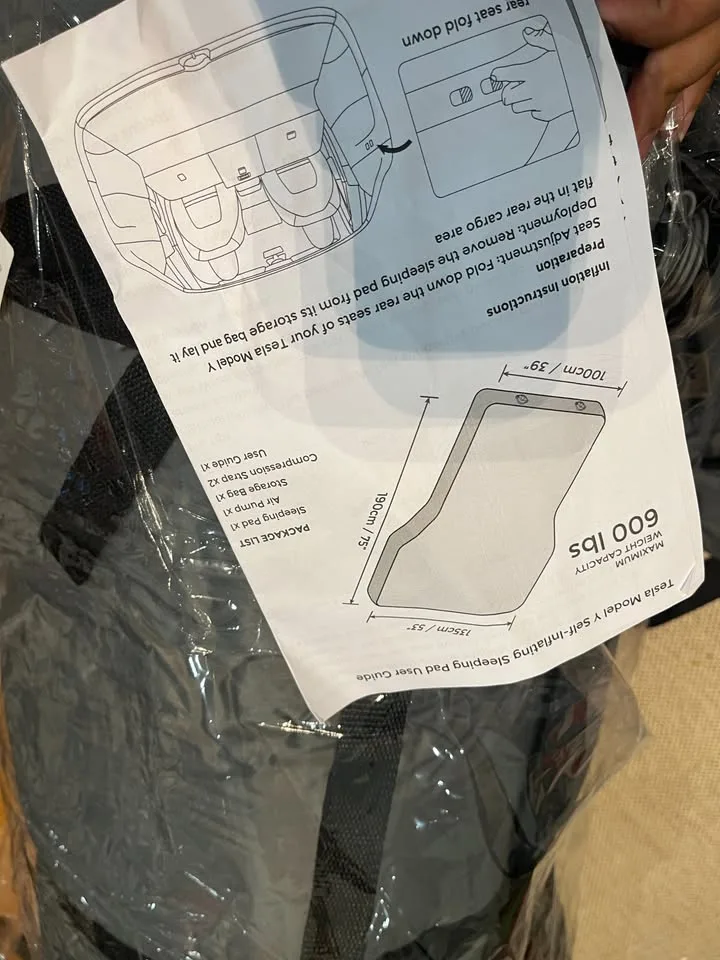 Tesla Model Y Mattress 4" Memory Foam SUV Bed image indicator(7)