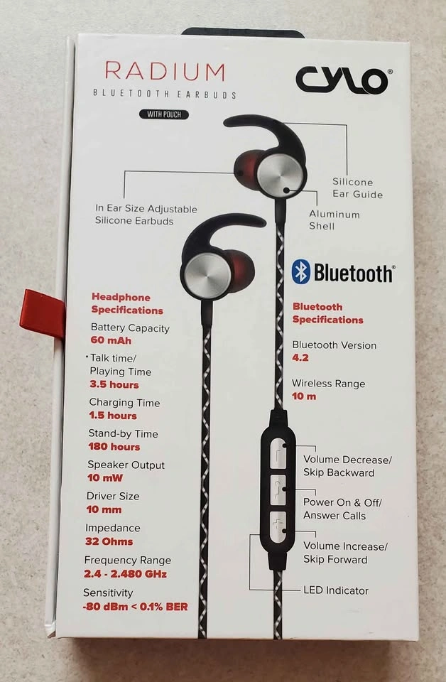 CYLO Radium Bluetooth Earbuds (Brand New) - photo 2