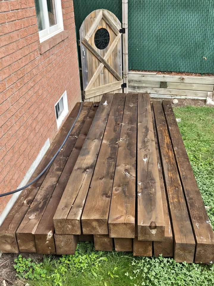 Pressure Treated Posts 6" x 8" x 12 ft x 10 qty