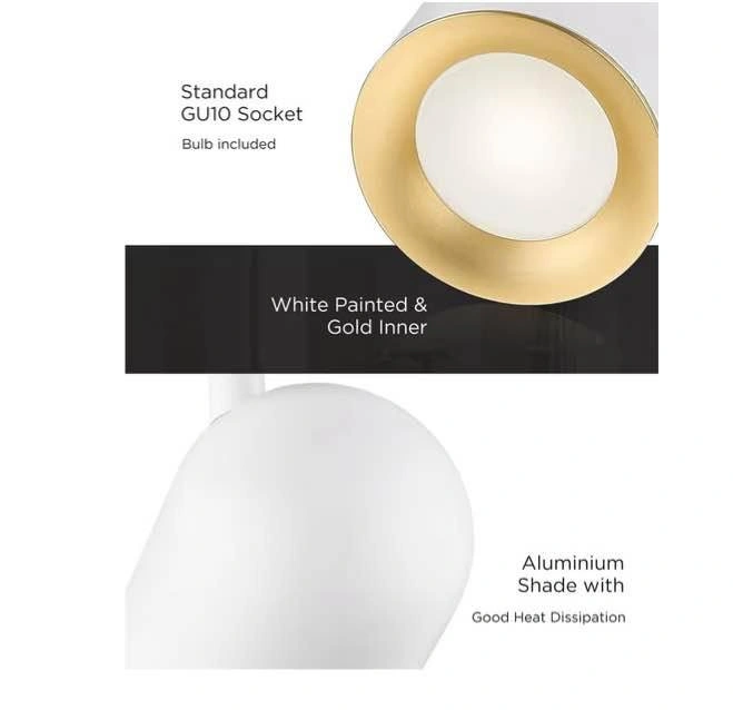 Track Lighting, Led Track Light, GU10 Bulbs Included, 44" - photo 3